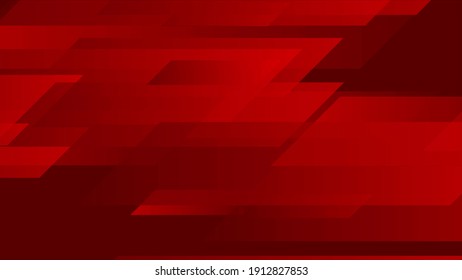 Dark Red Tech Geometric Abstract Background