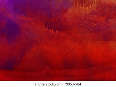 Dark Red Watercolor Background