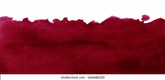 Dark Red Watercolor Background, Wine Color