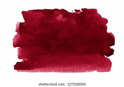 dark red watercolor stain, burgundy background
