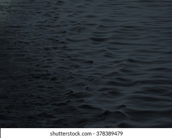 Dark Sea Water Black