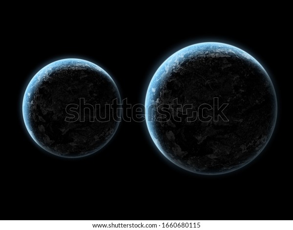 The\
dark side of the moon, two moon background\
material.