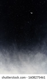 dark sky full of star background  for computer phone