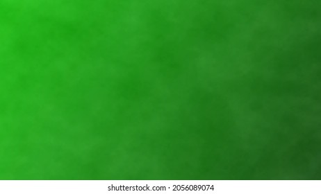 Dark Smoke On A Green Screen, Chroma Key Background. 3d Rendering.