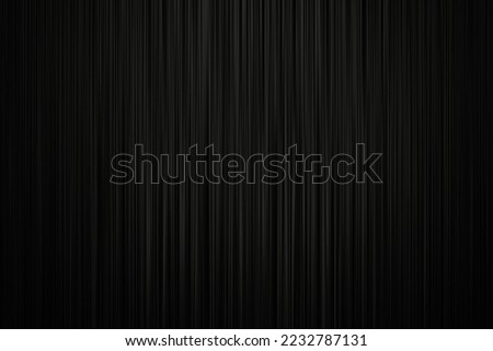 Dark striated surface. Abstract background, surface with vertical scratches, grooves of different depth and width, 3D illustration.