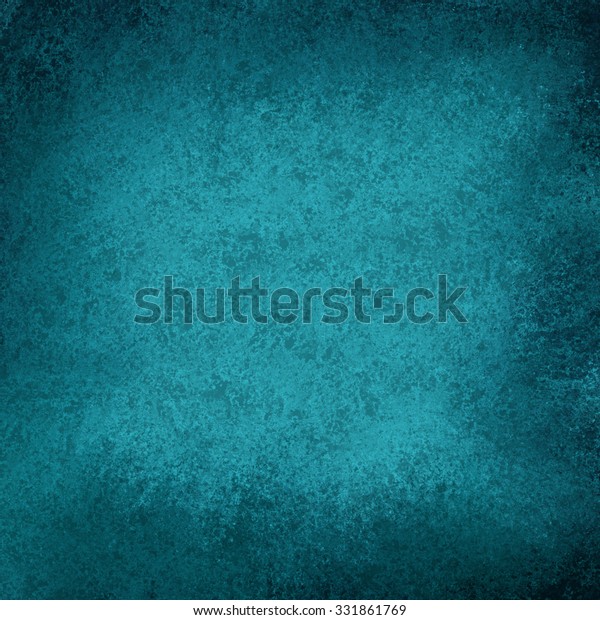 Dark Teal Blue Background Black Faded Stock Illustration