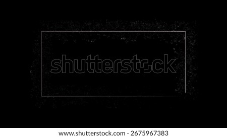 A dark, textured rectangle frame with a subtle light glow on a black background. Clear details and vibrant colors enhance visual appeal.