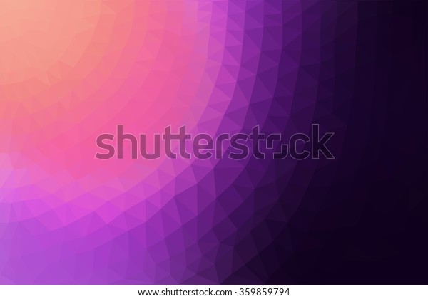 Dark Violet Yellow Gradient Background Stock Illustration