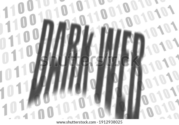 Dark web concept.\
Dark web matrix\
background