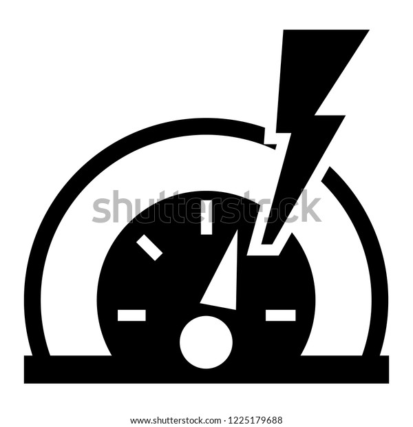 Dash board\
energy icon. Simple illustration of dash board energy icon for web\
design isolated on white\
background