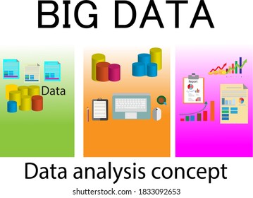Data analysis concept, big data