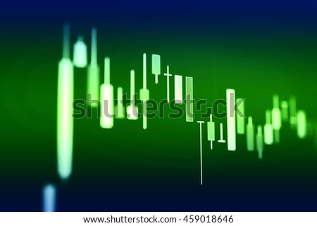 Data Analyzing Forex Market Trading Charts Stock Illustration - 