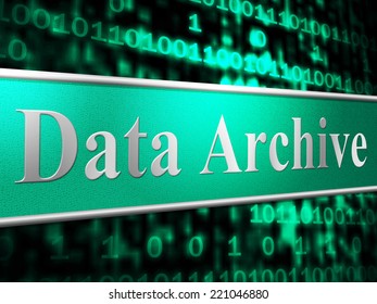 Data Archive Showing File Transfer And Computer