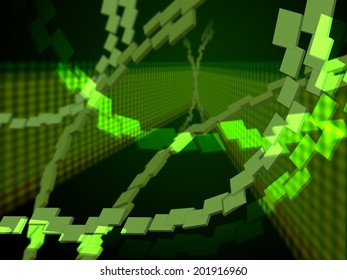 Data Background Showing Internet Servers And Communications 