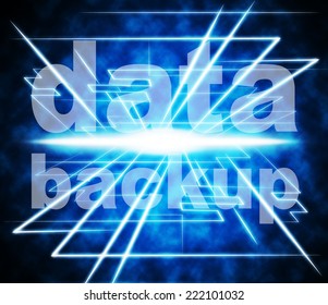 Data Backup Representing Information Drive And Document