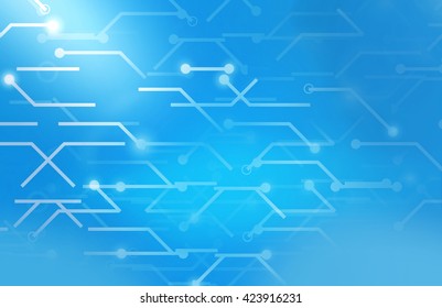 Data Connection Lines Background Design