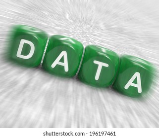 Data Dice Displaying Info Statistics And Backup
