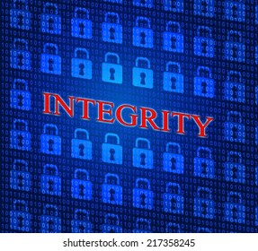Data Integrity Indicating Ethical Reliable And Uprightness