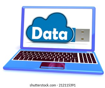 Data Memory Showing Backing Up To Cloud Storage