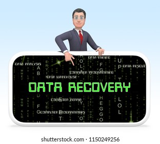 Data Recovery Software Bigdata Restoring 3d Rendering Shows Rebuild Of Network Or Server After Storage Disaster 