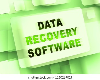 Data Recovery Software Bigdata Restoring 3d Rendering Shows Rebuild Of Network Or Server After Storage Disaster 