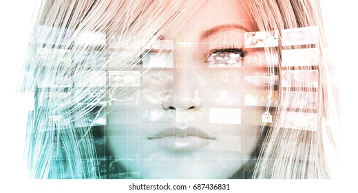 Data Science and Analytics as an Abstract Background 3D Illustration Render