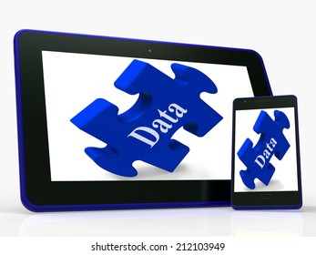 Data Smartphone Meaning Storing Or Mining Information