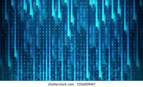 Digital Hacker Security Tech Particle Grid Stock Illustration 1444425806