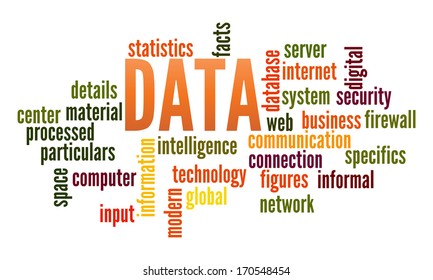 Data Word Collage Stock Illustration 170548454 | Shutterstock