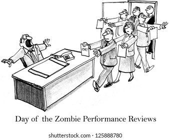 Day Of The Zombie Performance Reviews In Office.