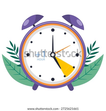 Daylight saving time (DST), the practice of setting the clock forward by one hour when there is longer daylight during the day.