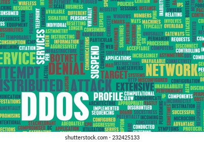 DDOS Distributed Denial of Service Attack Alert