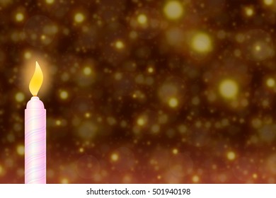  De focused circles texture Abstract design background with candle