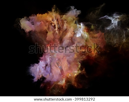 Dead Remember series. Composition of  nebulous, organic forms and colors for projects on mind, dream, spirituality and imagination