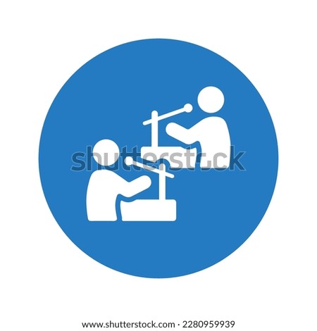 Debate icon is use in designing and developing websites, commercial, print media, web or any type of design project.