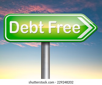 360 Debt free label Images, Stock Photos & Vectors | Shutterstock