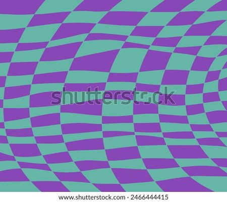 Deceitful image with a grid pattern