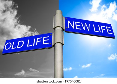 Decision Between Old Life And New Life