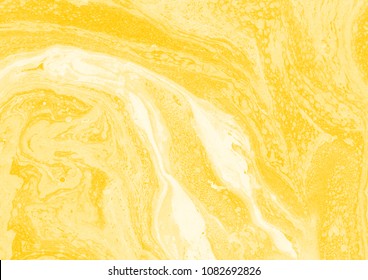 White And Yellow Marble Wallpaper