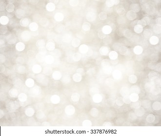 Decorative christmas background with bokeh lights and snowflakes - Powered by Shutterstock