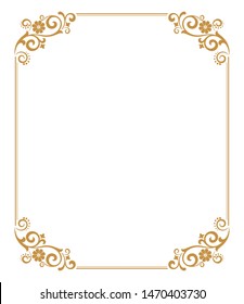 Golden Corner Image Card Stock Illustration 1151132279 | Shutterstock