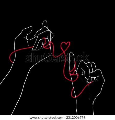 decorative icon pack red thread of fate