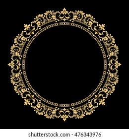 21,314 Classic Golden Round Frame Images, Stock Photos & Vectors ...