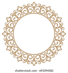 Decorative Line Art Frames Design Template Stock Illustration 693394582 ...