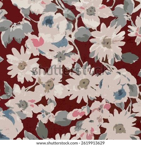 Decorative Nature Pattern with Elegant Colors