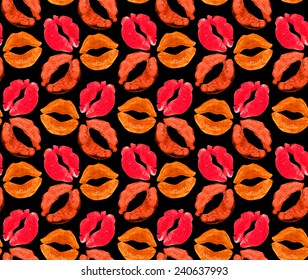 Decorative pattern lips 