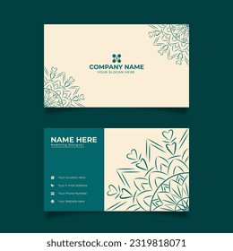 Decorative Premium Business Card VectoR - Powered by Shutterstock