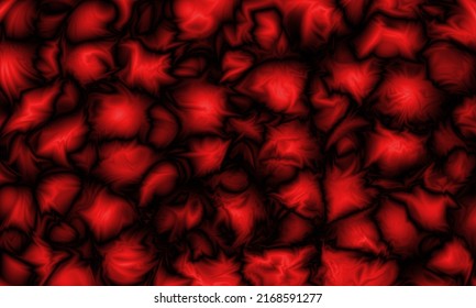 Decorative red texture pattern neon style illustration image