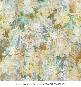 Decorative seamless pattern. Repeating background. Tileable wallpaper print.