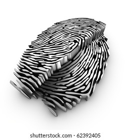 deep 3d fingerprint analysis using cutting plane